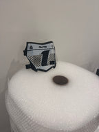 New ! Vented White Chrome on Black Plate