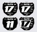Flight Prod Odi Number Plate Decal